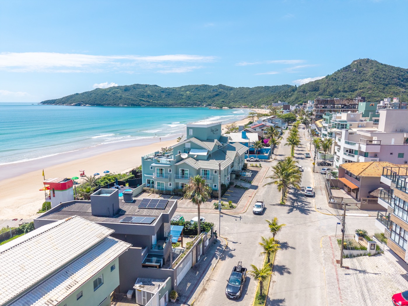 Vista aérea da praia